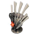 خرید ست کارد ساطور استیل ۹ پارچه