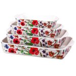 ست تابه چینی گلدار