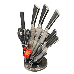 ست کارد ساطور استیل ۹ پارچه