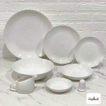 سرویس ۳۰ پارچه رنگی سفید