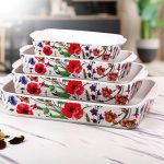 فروش ست تابه چینی گلدار