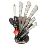 ست کارد ساطور استیل ۹ پارچه - Image 4