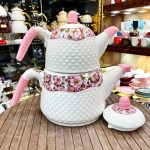 کتری قوری سرامیکی چینی مدل ۱۰۱۵ - Image 5