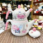 کتری قوری سرامیکی چینی مدل ۱۰۱۵ - Image 7