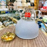 کتری قوری استیل سوتی دسته بغل برند وردا - Image 3