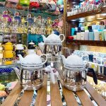 خرید کتری و قوری استیل لوله ای دسته بغل ۱۰۱۵