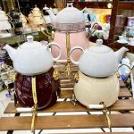 کتری و قوری لعابی شیردار - Image 2