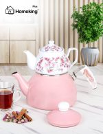 خرید کتری و قوری لعابی طرح تایلندی