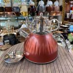 کتری قوری استیل سوتی دسته بغل هوم لوکس - Image 5