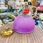 کتری قوری استیل سوتی دسته بغل برند وردا - Image 5