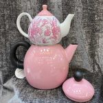 فروش کتری قوری لعابی طرح تایلندی مدل ۱۰۱۶