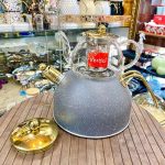 کتری قوری استیل سوتی دسته بغل برند وردا - Image 4