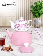 قیمت کتری و قوری لعابی طرح تایلندی