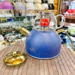 کتری قوری استیل سوتی دسته بغل برند وردا - Image 2