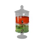 کلمن شربت ۲ طبقه پایه بلور