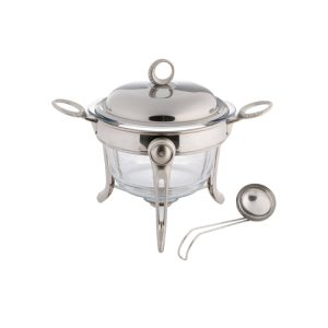 سوفله سوپ خوری مدل حلقه ای نگین دار گرد