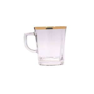 لیوان کار لب طلا