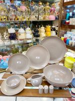 سرویس غذا خوری استون ویر ۳۰ پارچه کرم مات - Image 2