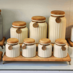 سرویس ادویه و پاسماوری جنس چوب راش و بلور - Image 2