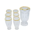 پارچ و لیوان لب طلا 1016 - Image 2