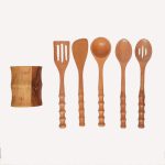 کفگیر ملاقه چوبی 1020 - Image 2