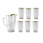 پارچ و لیوان لب طلا 1020 - Image 2