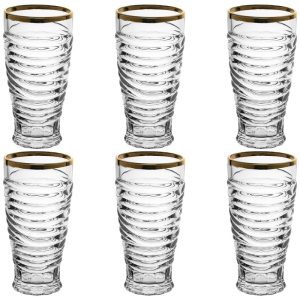 پارچ و لیوان لب طلا 1022