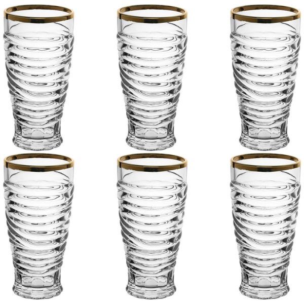 پارچ و لیوان لب طلا 1022