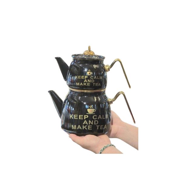 کتری قوری لعابی لوله ای 1015