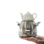 کتری قوری استیل شیردار1017