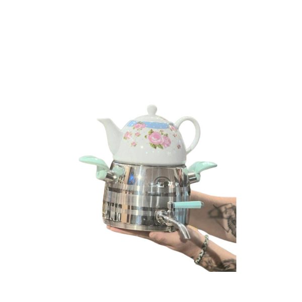 کتری قوری استیل شیردار1016