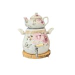 کتری قوری شیردار لعابی