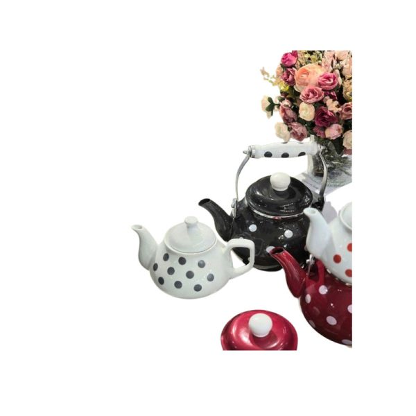 کتری قوری لعابی لوله ای 1021