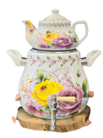 کتری قوری شیردار لعابی - Image 3