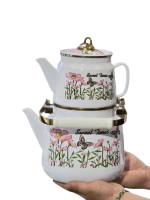 کتری قوری لعابی لوله ای 1017 - Image 4