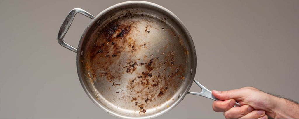 چگونه قابلمه استیل را نچسب کنیم؟