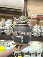 کتری قوری استیل بدنه رنگی 300