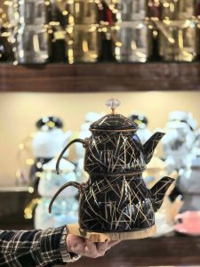 کتری قوری لعابی لوله‌ای 302