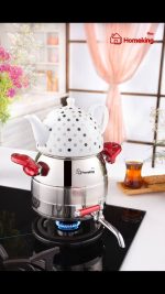 کتری قوری استیل شیردار 300