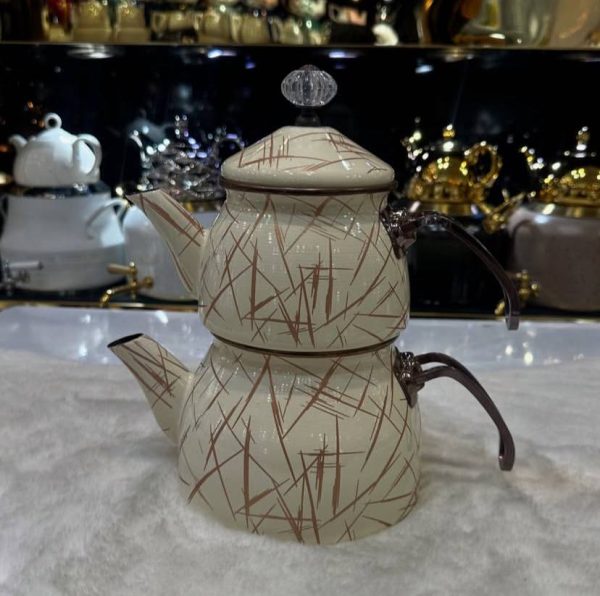 کتری قوری لعابی لوله‌ای 310