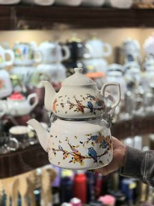 کتری قوری لعابی لوله‌ای 312