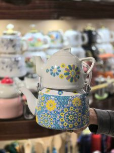 کتری قوری لعابی لوله‌ای 314