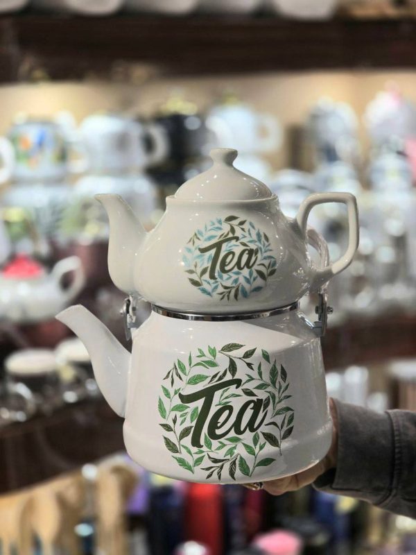 کتری قوری لعابی لوله‌ای 315