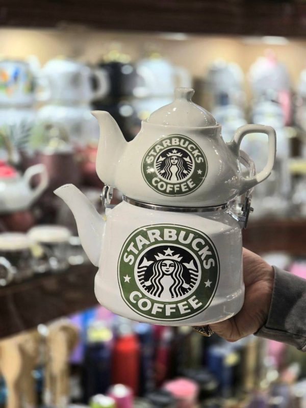 کتری قوری لعابی لوله‌ای 316