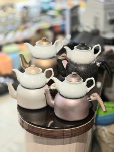 کتری قوری لوله ای گرانیتی 301