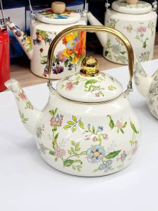 کتری لعابی دسته فلزی 331