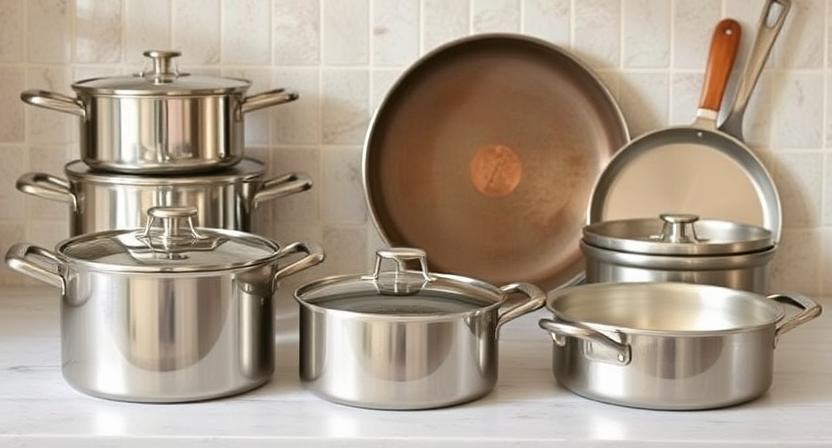 راهنمای انتخاب سایز قابلمه و ماهیتابه 