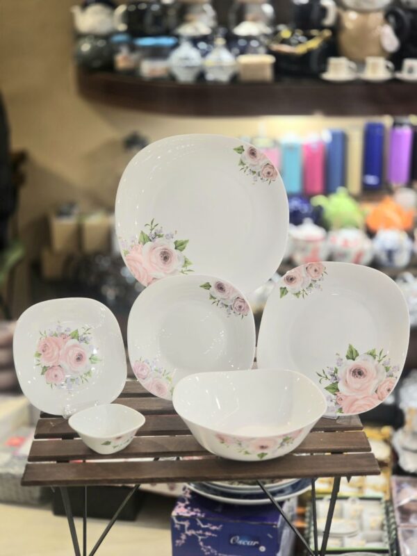 سرویس آرکوپال ۲۶ پارچه تیلار صورتی