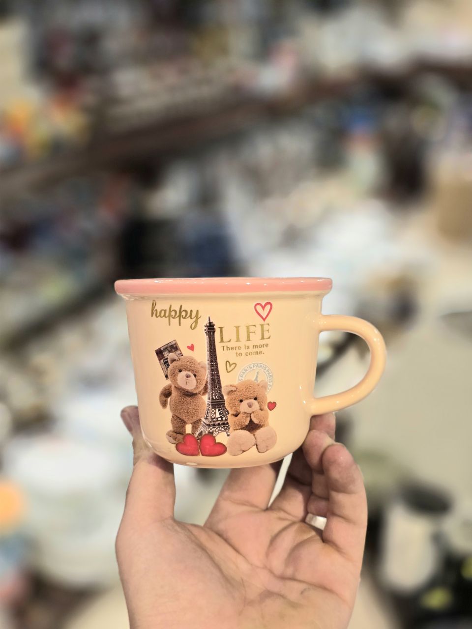 IMG_20260127_121415_299 ماگ HAPPY LIFE خرسی کد ۰۰۱۳ - Image 1