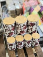 پاسماوری گل دار ۷ پارچه در بامبو کد 1375 - Image 3